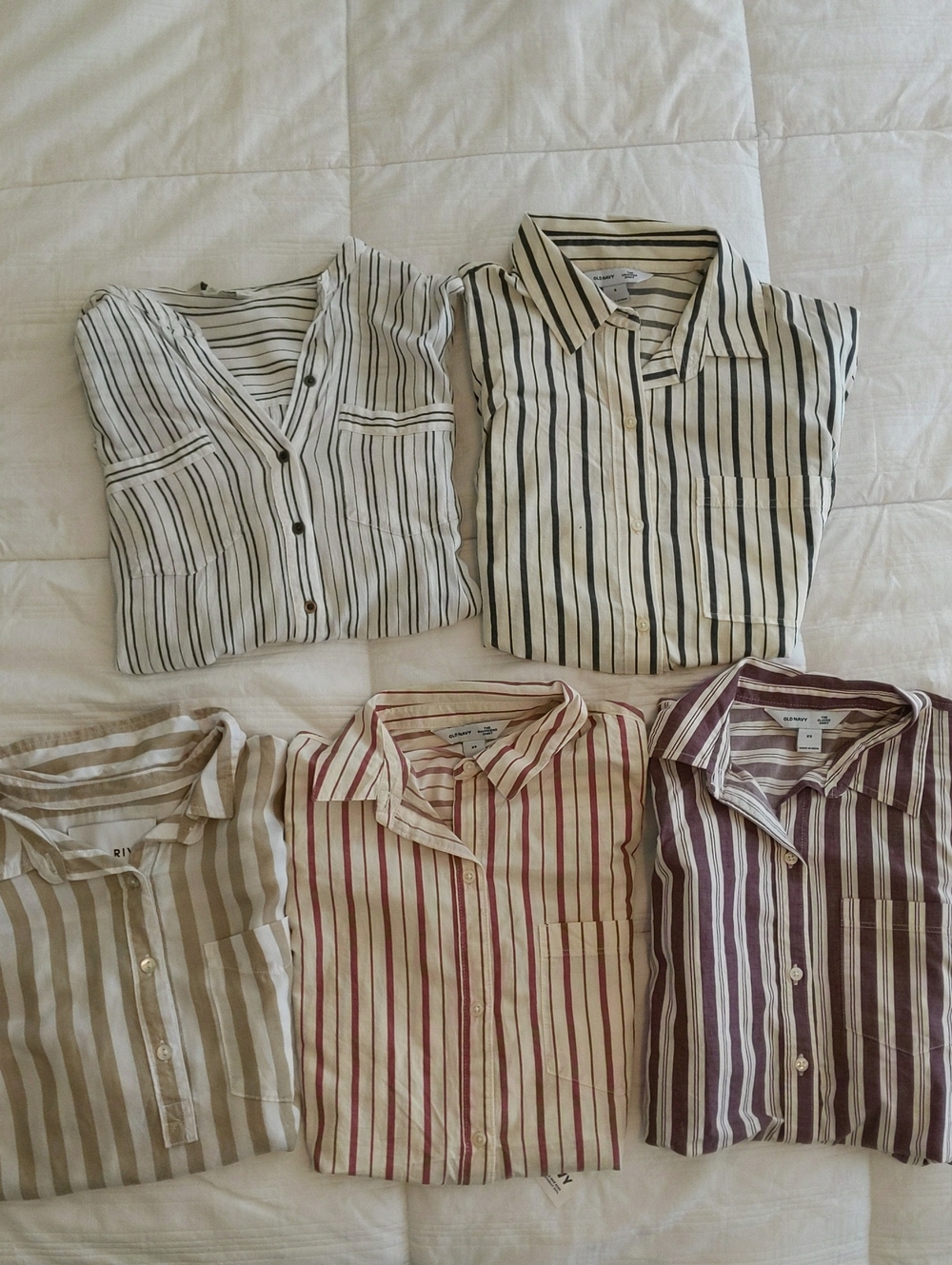 NWT Women's Button Down Shirt Bundle (5) | XS and S